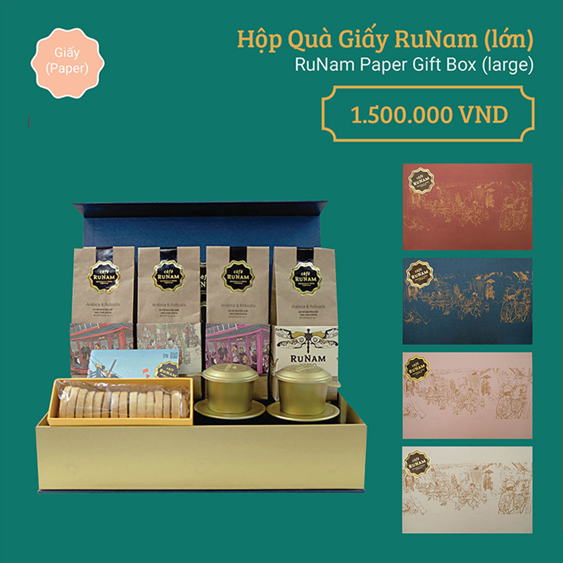 Hộp Quà Giấy Runam (lớn)