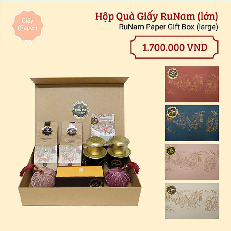 Hộp Quà Giấy Runam (lớn)
