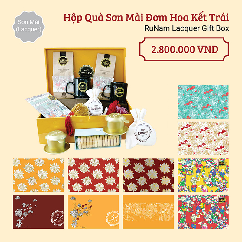 Hộp Quà Sơn Mài Đơm Hoa Kết Trái