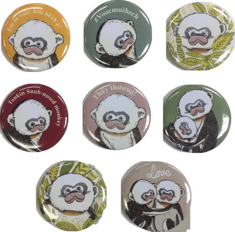 Pin cài áo ( Vọoc)4.4cm
